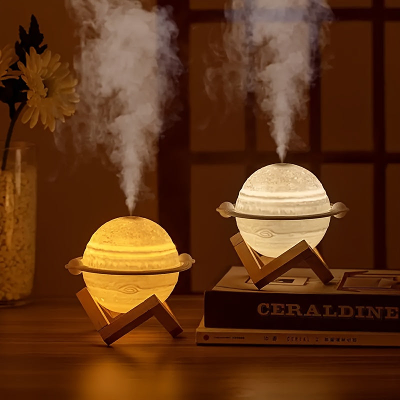 1pc Star-Shaped USB Humidifier with Mist Output, Silent Operation, 3-Level Adjustable Warmth, Aromatherapy, Reduces Stress & Helps Sleep, Decorative Plastic Air Atomizer with Ambient Night Light, Humidifier for Bedroom